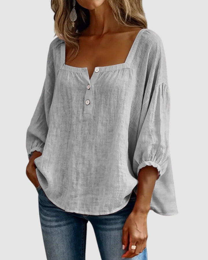 FABIANA | BLUSA CON COLLO SQUADRATO