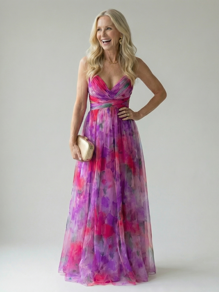 ISEL | ABITO MAXI CON WRAP SOFT
