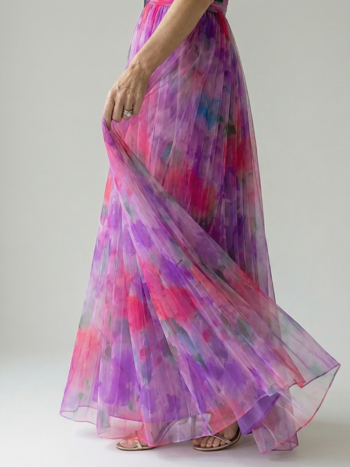 ISEL | ABITO MAXI CON WRAP SOFT