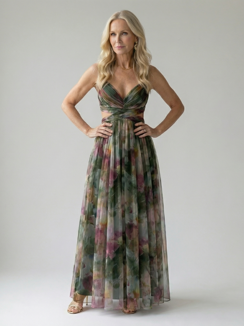 ISEL | ABITO MAXI CON WRAP SOFT