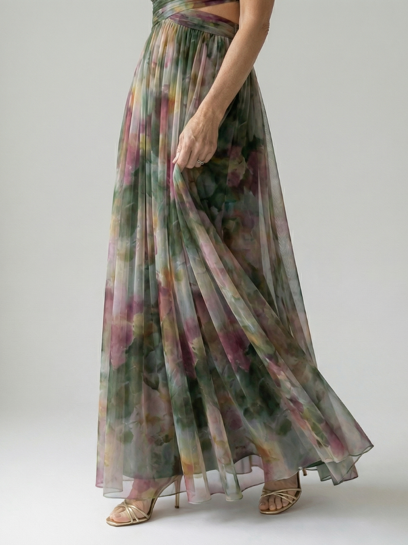 ISEL | ABITO MAXI CON WRAP SOFT