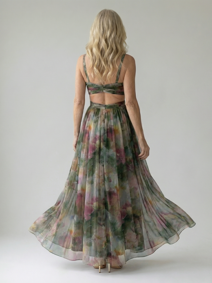 ISEL | ABITO MAXI CON WRAP SOFT
