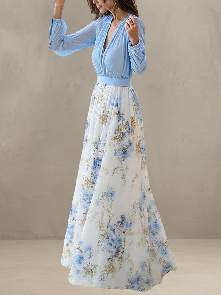 BANDIA | BELLO ABITO MAXI CON STAMPA FLOREALE