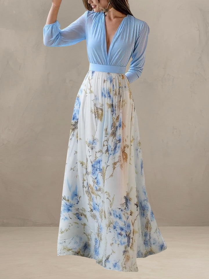 BANDIA | BELLO ABITO MAXI CON STAMPA FLOREALE