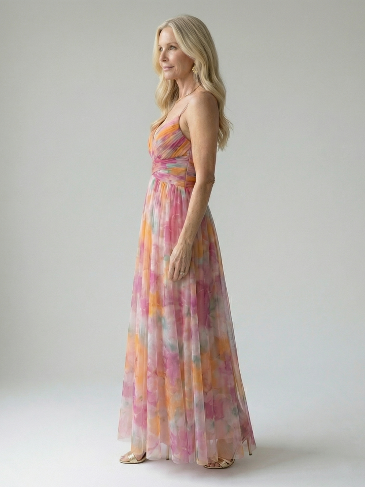 ISEL | ABITO MAXI CON WRAP SOFT