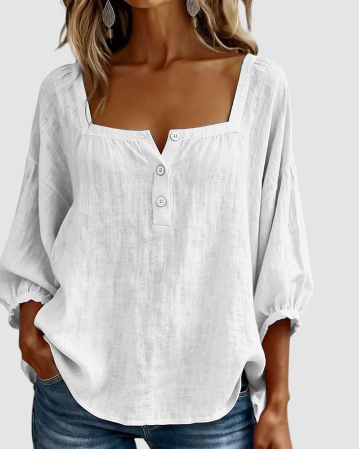 FABIANA | BLUSA CON COLLO SQUADRATO