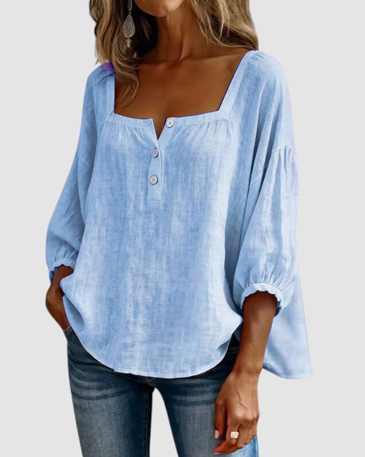 FABIANA | BLUSA CON COLLO SQUADRATO