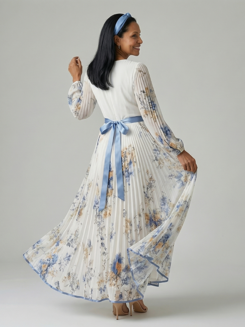 RIELLE | ABITO MIDI A PLEATS