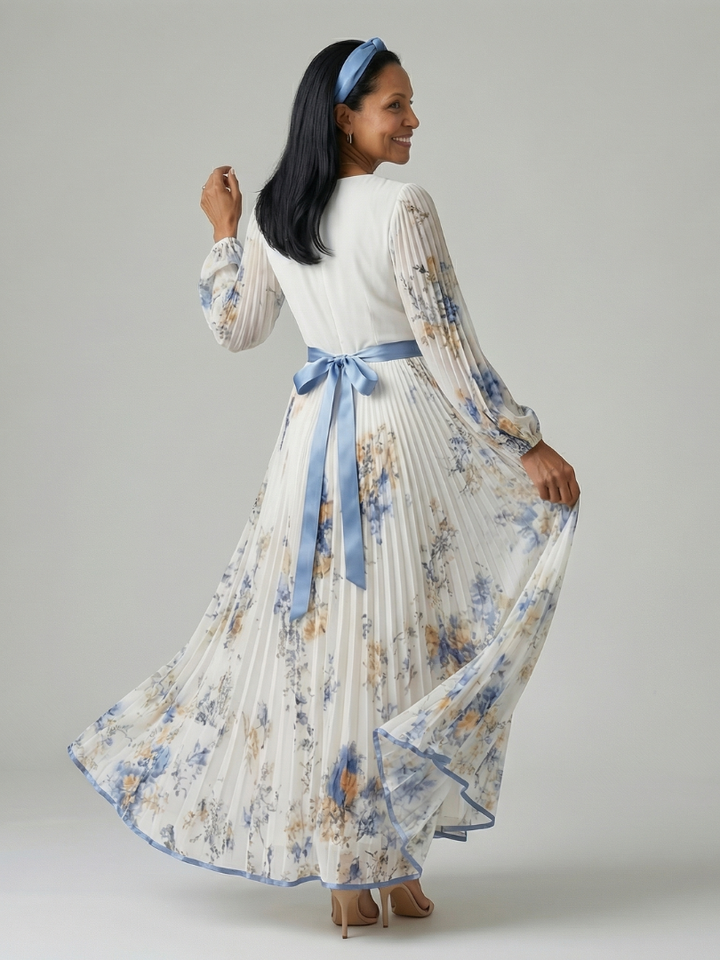 RIELLE | ABITO MIDI A PLEATS