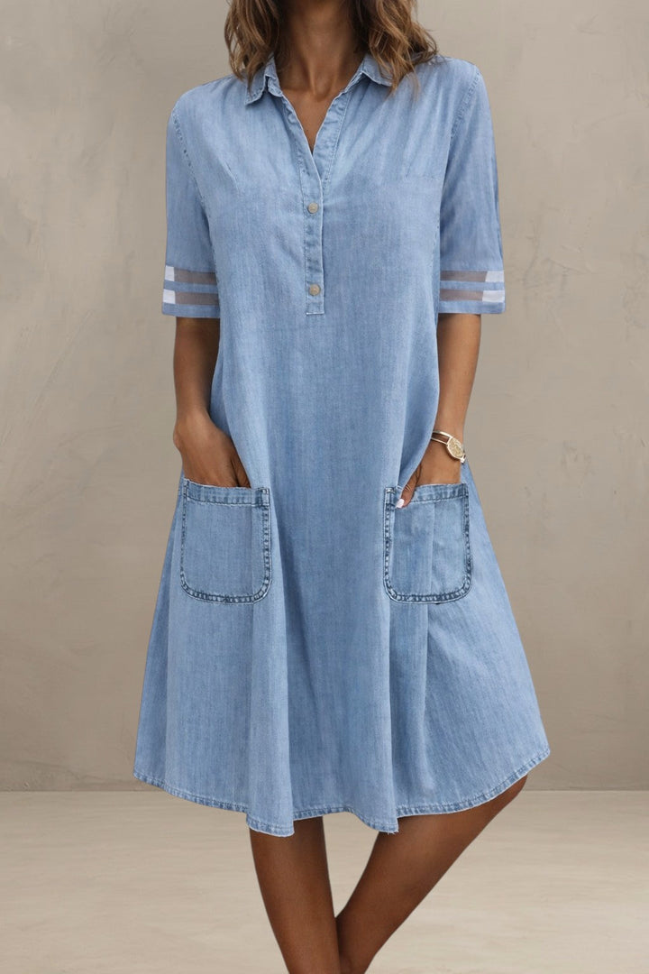 BRITTANY | ABITO IN DENIM CHE VALORIZZA LA FIGURA
