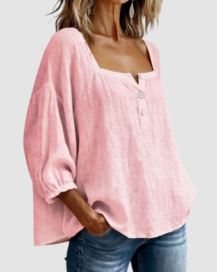 FABIANA | BLUSA CON COLLO SQUADRATO