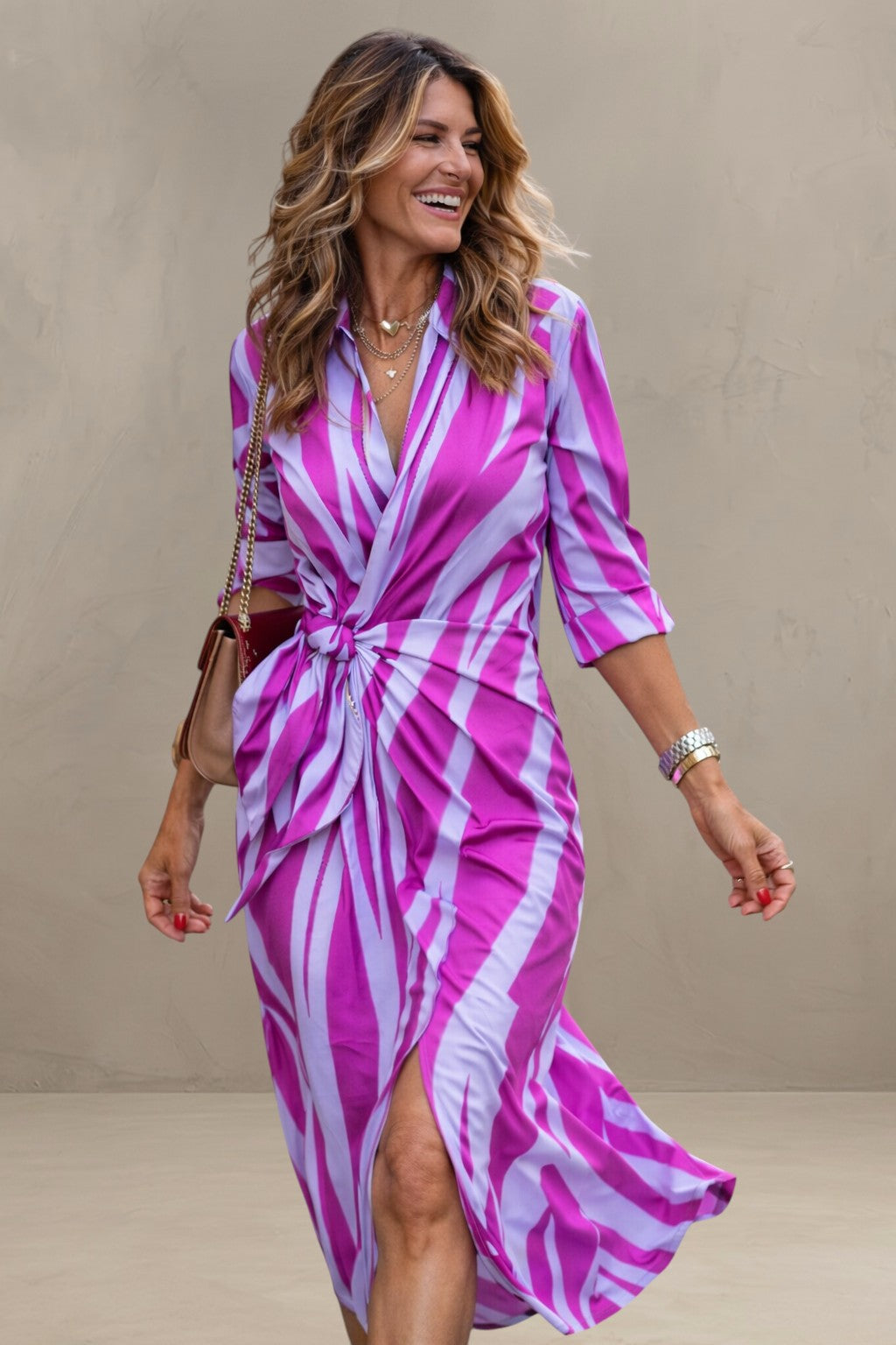 VITORIA | LOLA - ABITO MAXI STAMPATO