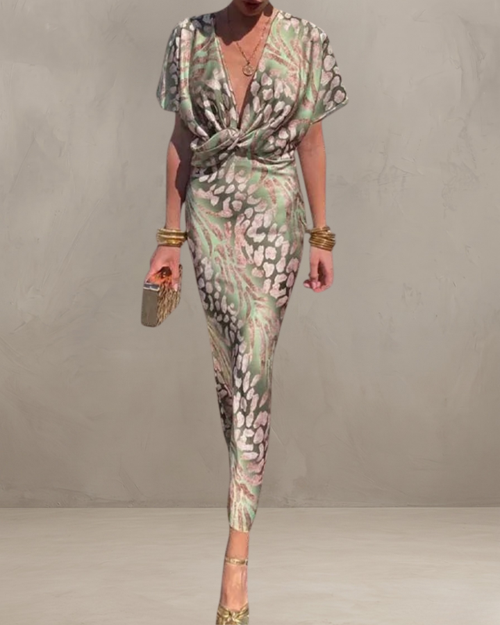 CLARANDRA | ABITO MIDI IN RAME