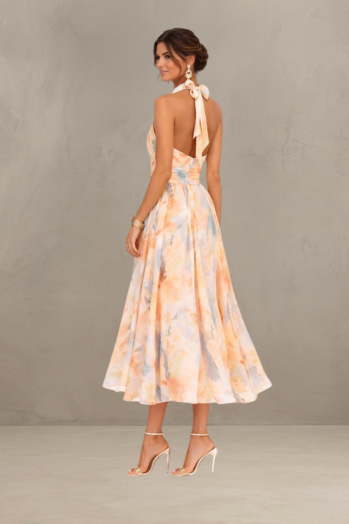 ESTHER | ABITO ESTIVO CON COLLO HALTER