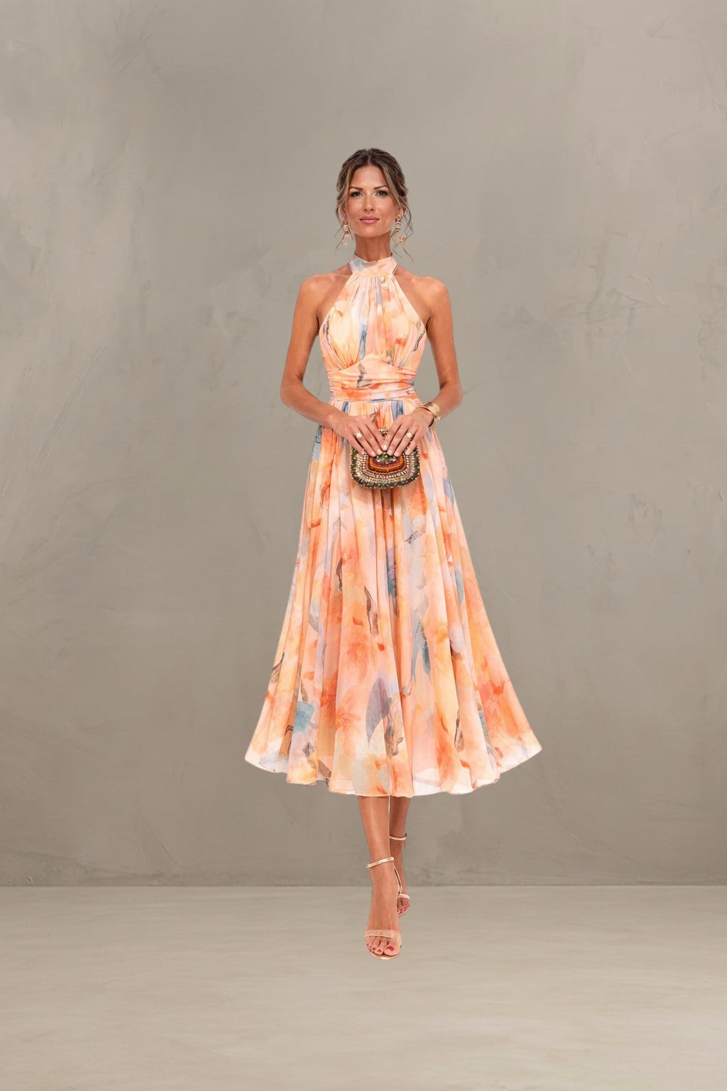 ESTHER | ABITO ESTIVO CON COLLO HALTER