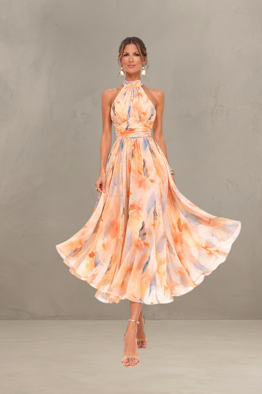 ESTHER | ABITO ESTIVO CON COLLO HALTER