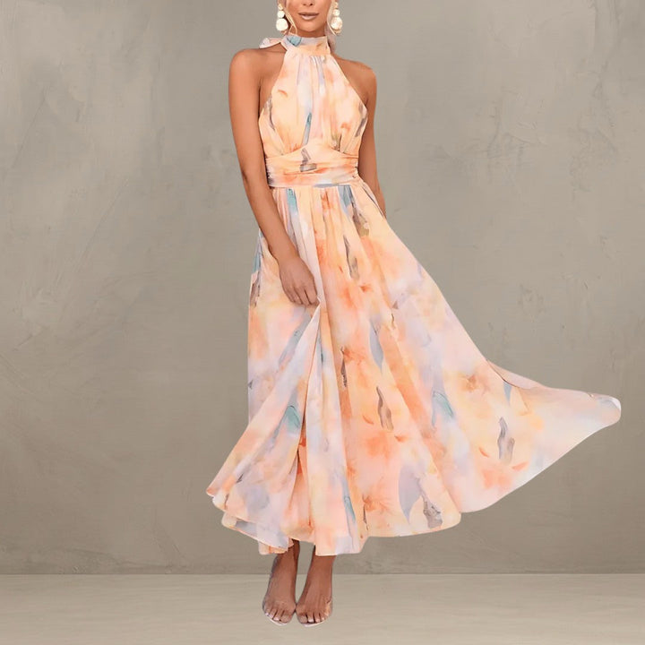 ESTHER | ABITO ESTIVO CON COLLO HALTER