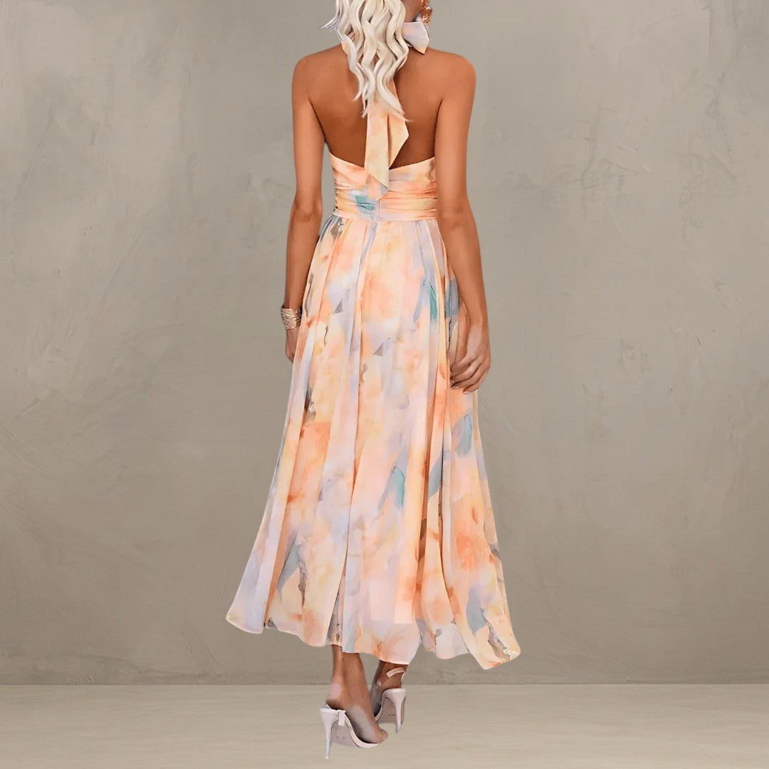ESTHER | ABITO ESTIVO CON COLLO HALTER