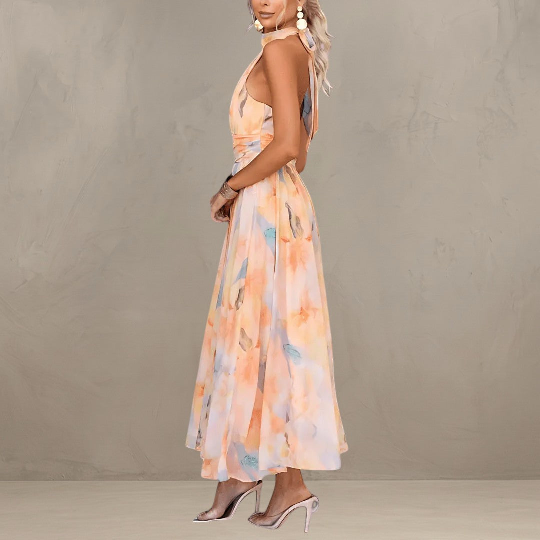 ESTHER | ABITO ESTIVO CON COLLO HALTER