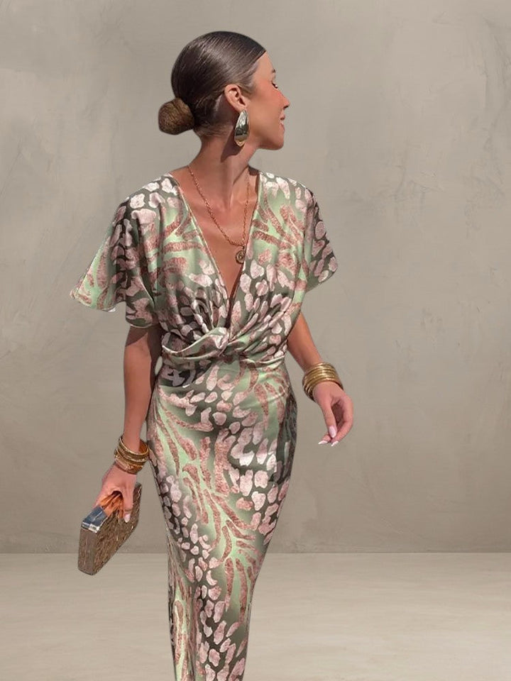 CLARANDRA | ABITO MIDI IN RAME