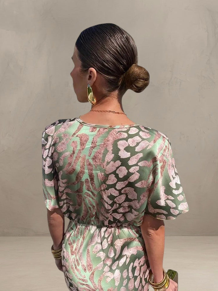 CLARANDRA | ABITO MIDI IN RAME
