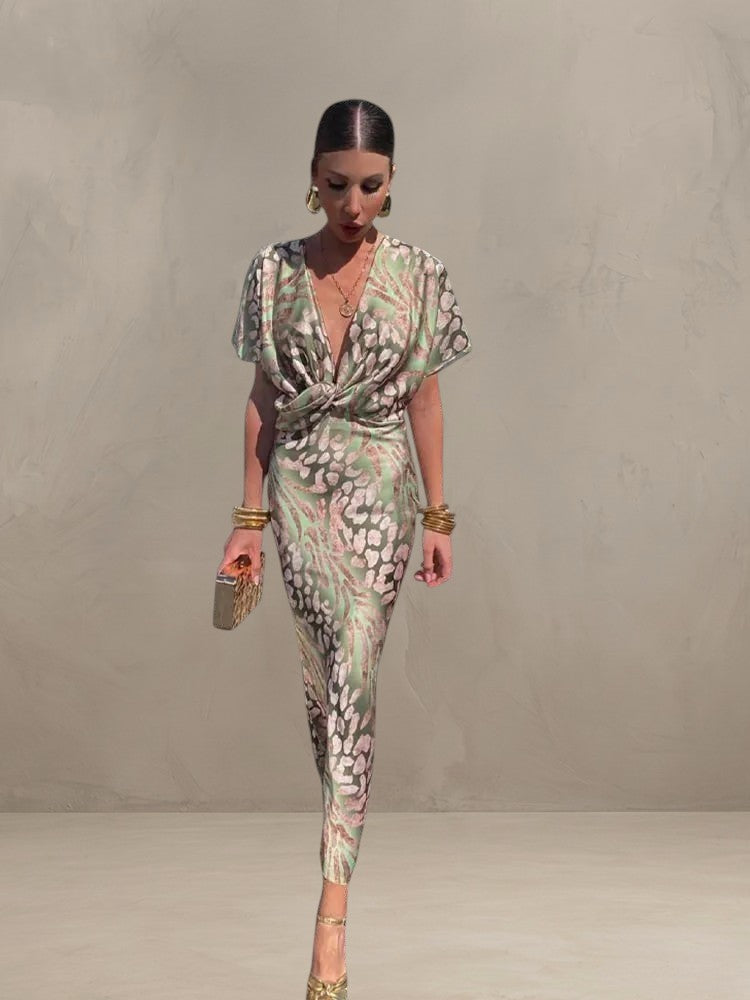 CLARANDRA | ABITO MIDI IN RAME