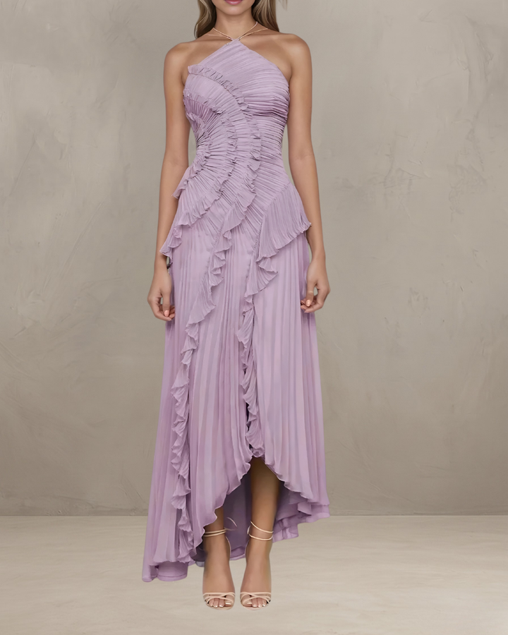 ISADORA | ABITO MAXI ELEGANTE ASIMMETRICO