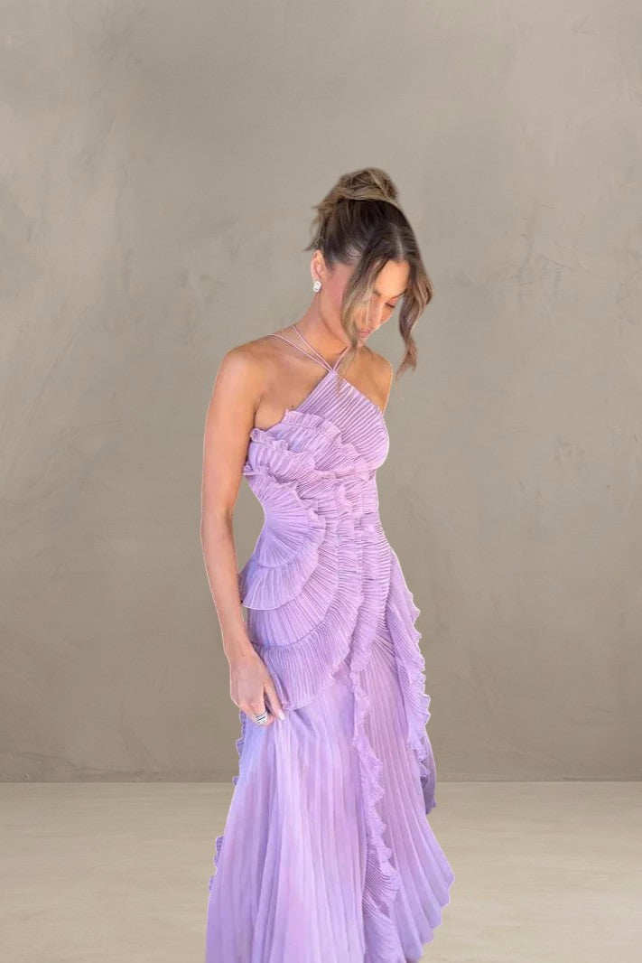 ISADORA | ABITO MAXI ELEGANTE ASIMMETRICO