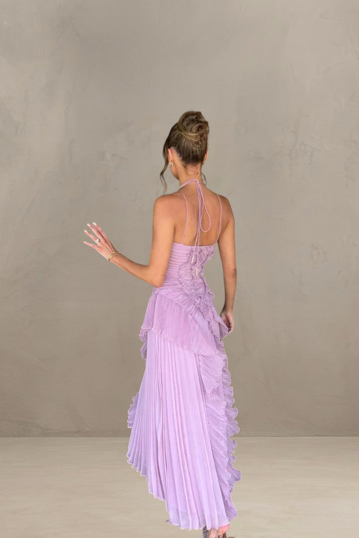 ISADORA | ABITO MAXI ELEGANTE ASIMMETRICO