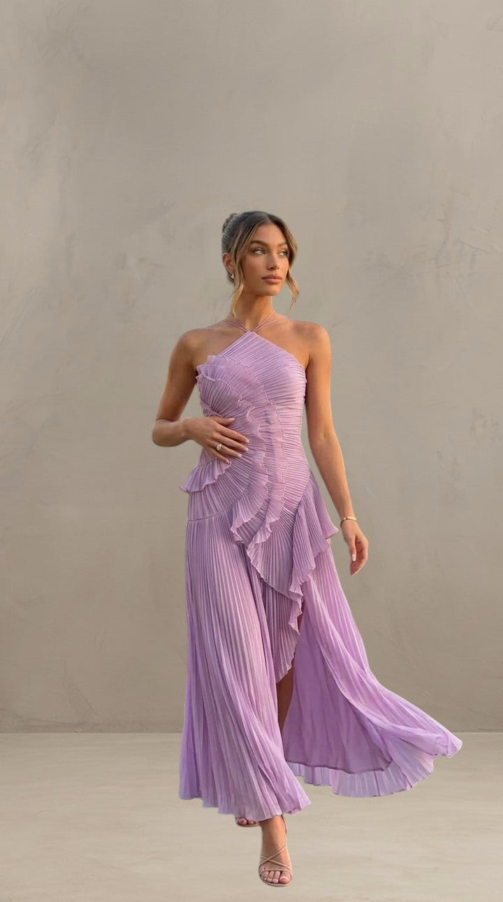 ISADORA | ABITO MAXI ELEGANTE ASIMMETRICO