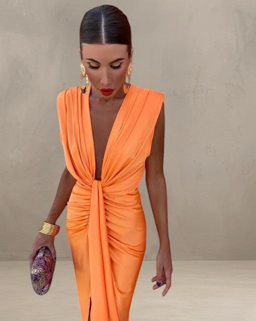 SOPHIA | ABITO PLETTATO ELEGANTE