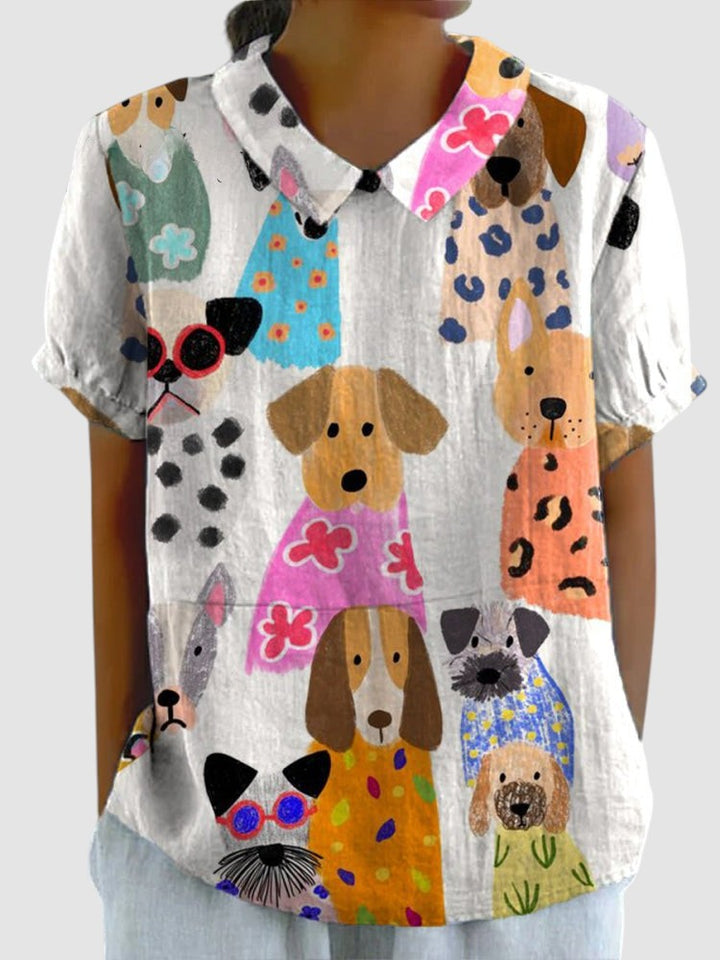 MOLLY | T-SHIRT CON STAMPA DI CANE