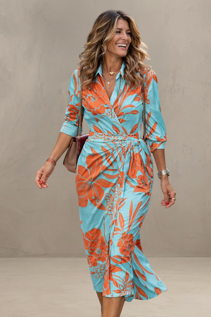 VITORIA | LOLA - ABITO MAXI STAMPATO
