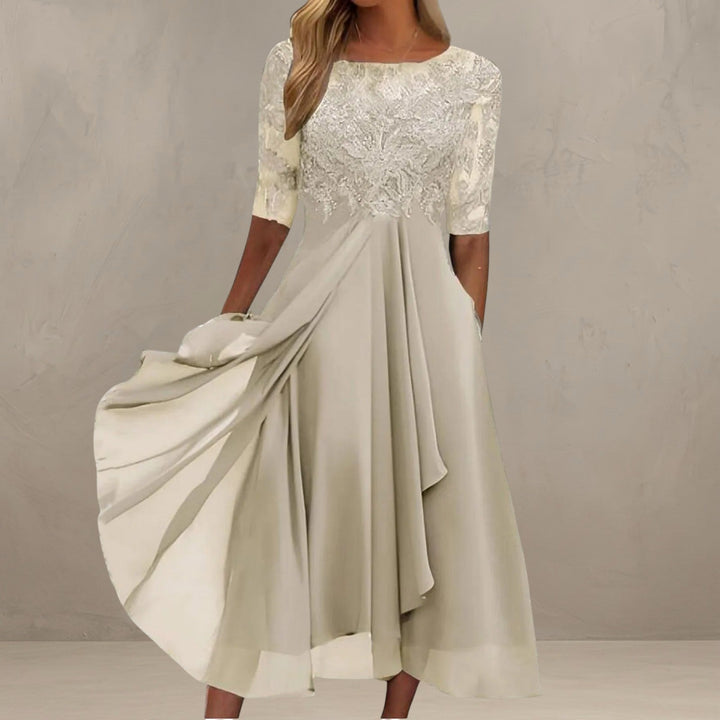 DITA | ABITO MIDI IN PIZZO ELEGANTE