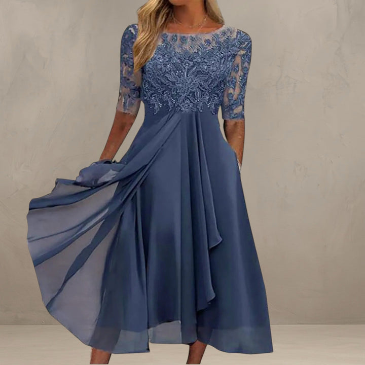 DITA | ABITO MIDI IN PIZZO ELEGANTE
