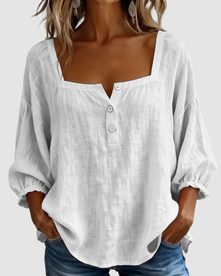 FABIANA | BLUSA CON COLLO SQUADRATO