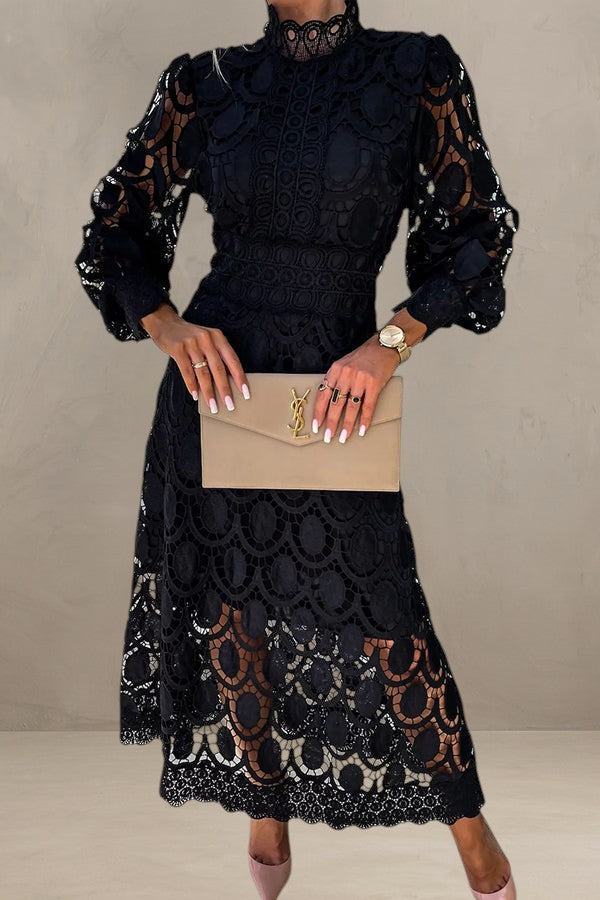 LIZA | ABITO IN PIZZO ROMANTICO