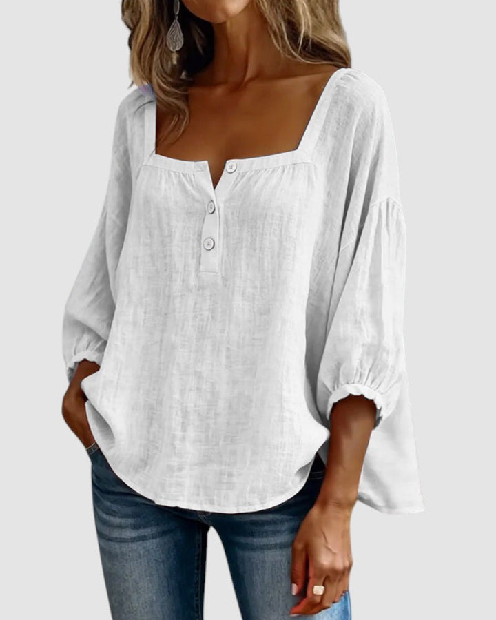FABIANA | BLUSA CON COLLO SQUADRATO