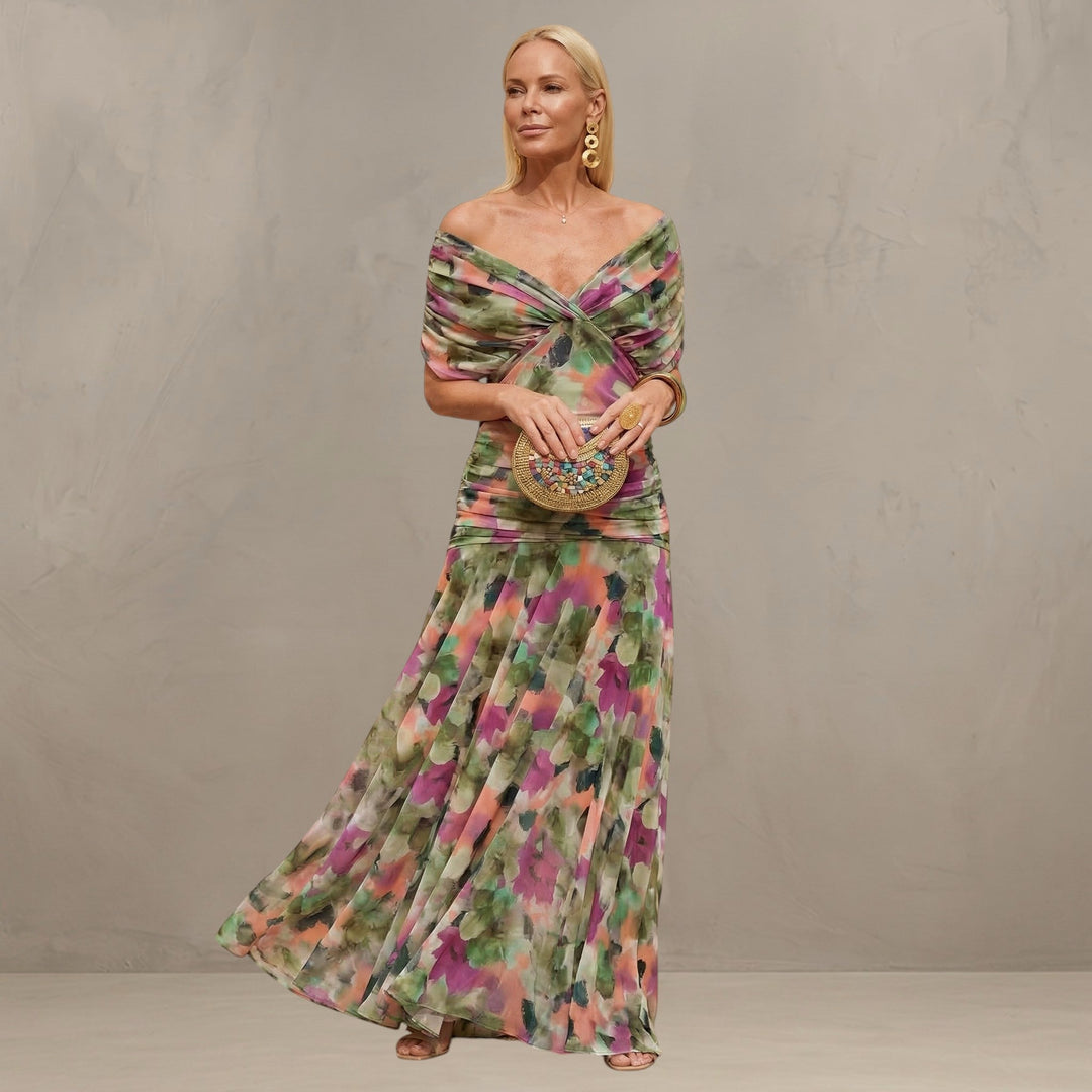 FLORENDRA | ABITO MAXI FLOREALE