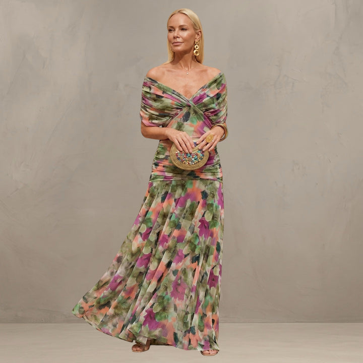 FLORENDRA | ABITO MAXI FLOREALE