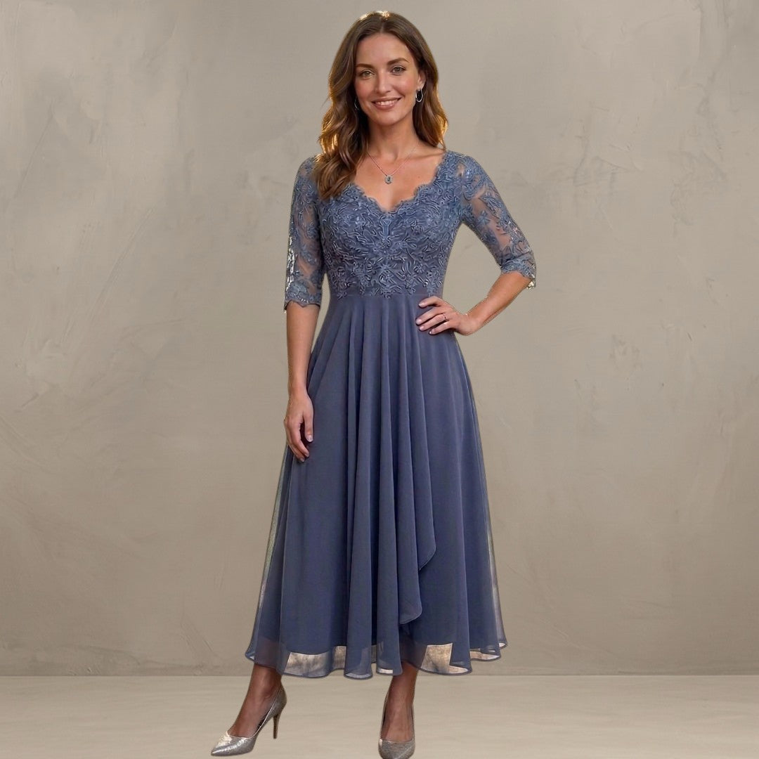DITA | ABITO MIDI IN PIZZO ELEGANTE