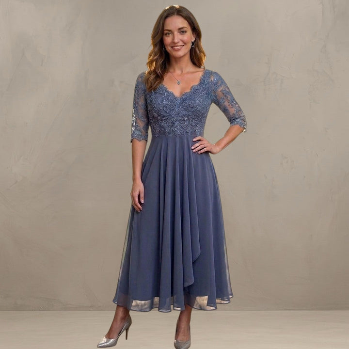 DITA | ABITO MIDI IN PIZZO ELEGANTE