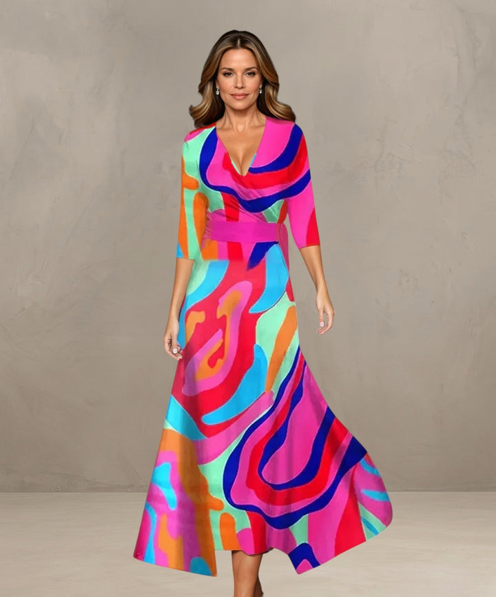 ARIA | ABITO CHIC CON STAMPA FLOREALE