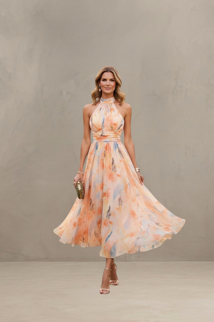 ESTHER | ABITO ESTIVO CON COLLO HALTER