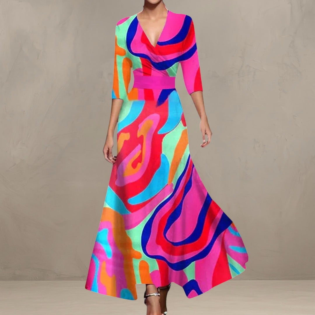 ARIA | ABITO CHIC CON STAMPA FLOREALE